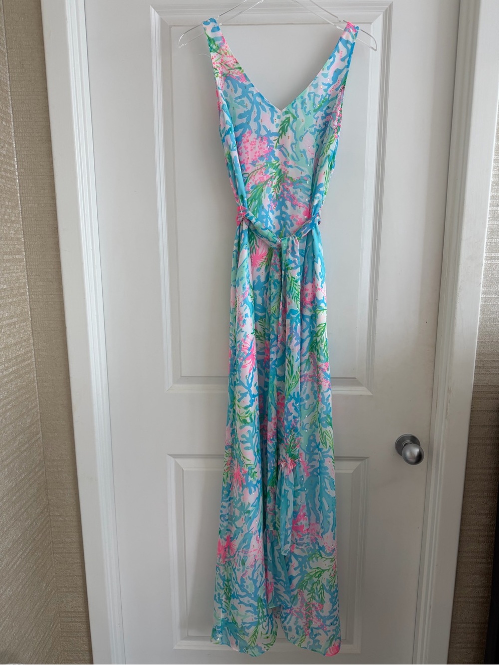 Lilly Pulitzer Lani Maxi Dress – Coral Bay – Size Small – New w/o tags